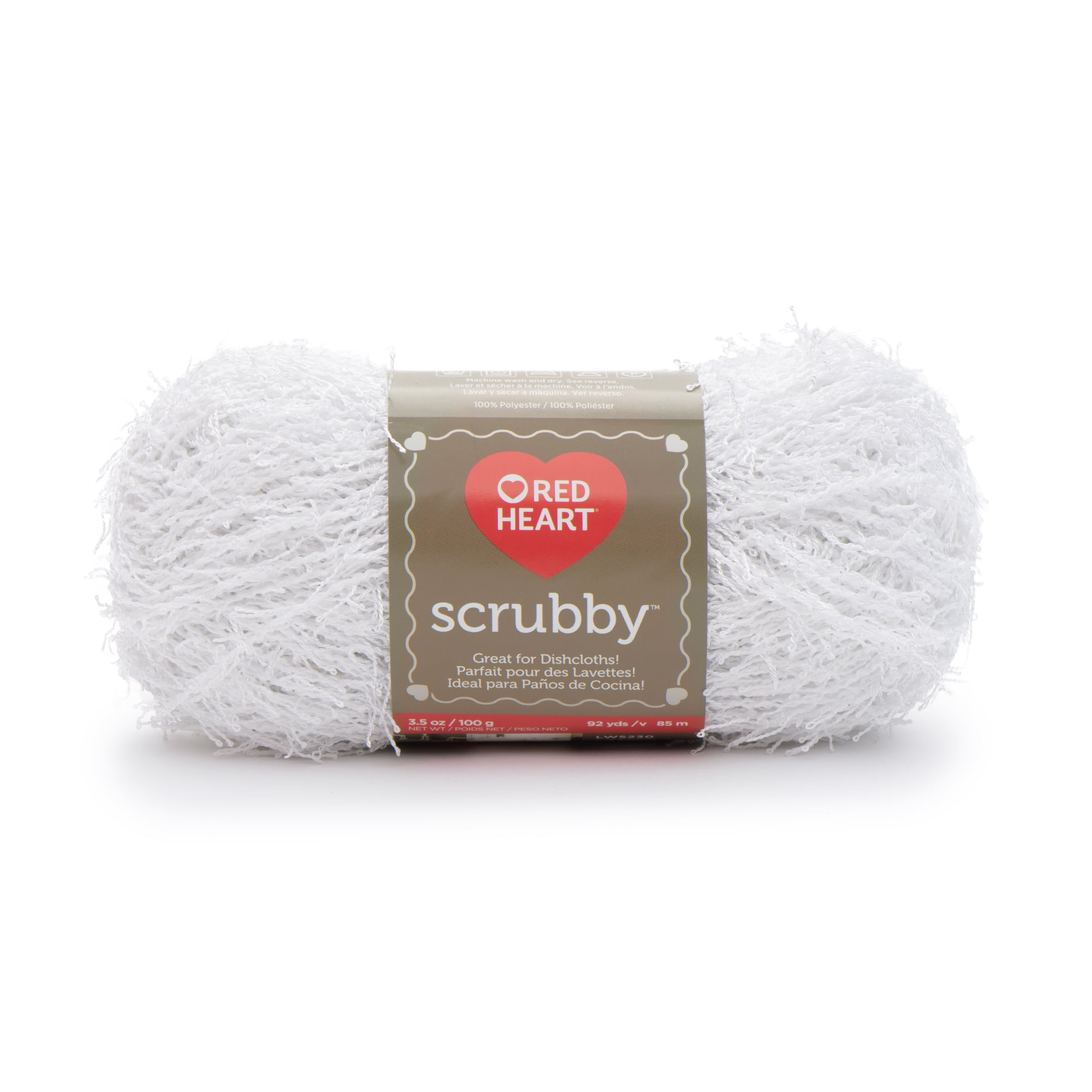 Red Heart® Fil Scrubby™, Polyester #4 Moyen, 3,5oz/100g, 92 Yards