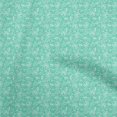 thumbnail image 1 of oneOone Georgette Viscose Vert Mer Tissu Matière de Robe Champignon Tissu Imprimé Tissu au Mètre 42 Pouces de Large, 1 of 4
