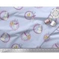 thumbnail image 2 of Soimoi Silk Fabric Wreath,Snowman,Reindeer Animal Decor Fabric Printed Yard 42 Inch Wide, 2 of 3