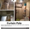 thumbnail image 3 of Tringle à Rideau Réglable Sans Vis, Tringle à Tension pour Rideau de Douche, Rideau de Porte, Garde-Robe, Salle de Bain, Poteaux de Douche Extensibles Sans Perçage, Noir, 3 of 8