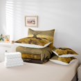 thumbnail image 5 of YST Deer 7 Piece Bed in a Bag Twin Size,Deer Antler Comforter Set,Rural Hunting Theme Down Comforter,Rustic Countryside Style Fitted Sheet,Wild Animals Bedding Sets for Bedroom Decor, 5 of 5