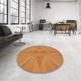 thumbnail image 4 of Ahgly Company Tapis d'Intérieur Rectangulaire Transitionnel Orange Rouge Orange Lavable à la Machine, 2 Pieds x 5 Pieds, 4 of 7