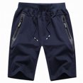 thumbnail image 1 of FcBaudy Mens Shorts, Shorts Men Men's Spring/summer Sweatpants With Pocket Drawstring Loose Men's Quarter Pants Men Pants, 1 of 3