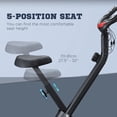 thumbnail image 2 of Soozier Vélo d'exercice pliable Vélo d'exercice stationnaire Vélo droit Cardio Workout Résistance à 8 niveaux, 2 of 9