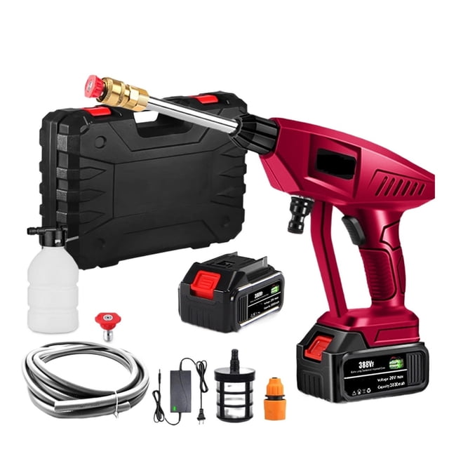 30BAR Wireless Car Washer High Pressure Car Wash Spray Water Gun Portable High Pressure Washer For 18V Battery ,Easy Use