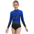thumbnail image 1 of CHICTRY Gymnastics Bodysuit for Girls Tank Unitards Ballet Dance Leotard Workout Color Block Practice Outfit Navy Blue 8, 1 of 5