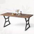 thumbnail image 1 of 71 Inch Extendable Dining Table Retro 6-8 Seat Farmhouse Kitchen Table, 1 of 6