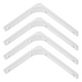 thumbnail image 3 of Shisuyan 4pcs Stainless Steel Shelf Bracket Wall Mount Shelf Support Fixing Bracket L Shape Bracket, 3 of 8