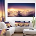 thumbnail image 1 of Blue Sky over Clouds Panorama - Landscape Canvas Art Print, 1 of 3