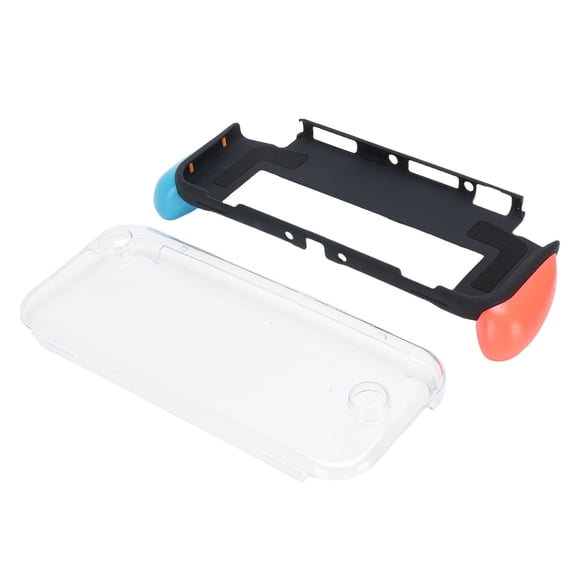 Dockable Protective Case for OLED 2021,Shockproof Game Grip Case Hard Shell Protective Cover for Controllers,Anti Slip Dockable Case with Handheld Console