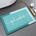 thumbnail image 1 of Get Naked Bath Mat Rug,Non-Slip Super Absorbent Bath Mat,Shower Bath Mat for Bathroom,Quick Dry Bath Mat for Bathroom Floor,Tub and Shower,Thin Bathroom Rugs Fit Under Door,16"x24", 1 of 5