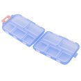 thumbnail image 1 of Travel Pill Organizer, 10 Compartments Pill Case Compact And Portable Pill Box Dispenser For Purse Vitamin Fish Oil Compartments Container Medicine Box, 1 of 8