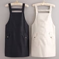 thumbnail image 2 of HLONK Waterproof And Oil-Proof Thickened Strap Apron | Double Flip Large-Capacity Storage Pocket | Kitchen Cleaning Overalls | Advertising Custom Printing Waist | Wear-Resistant And Washa, 2 of 7
