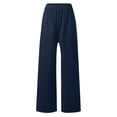 thumbnail image 5 of Womens Joggers Women's High Waist Casual Drawstring Pants Basic Solid Color Trousers for Daily Wear Comfortable Pants for Spring Fall Winter Season Size L, 5 of 5