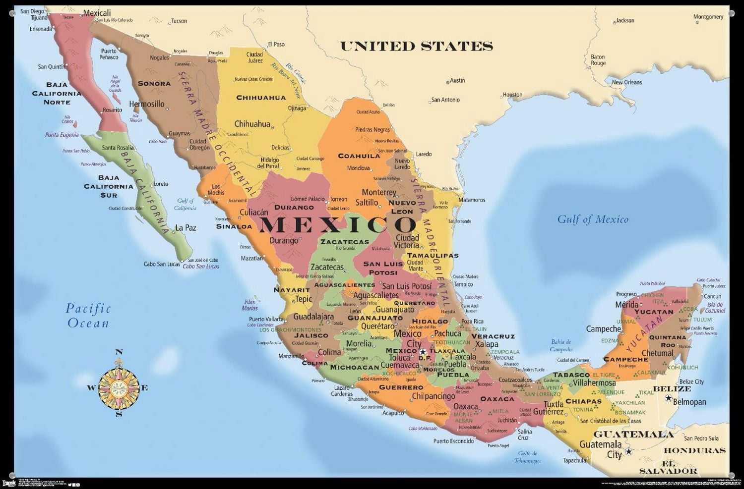 Carte - Mexique