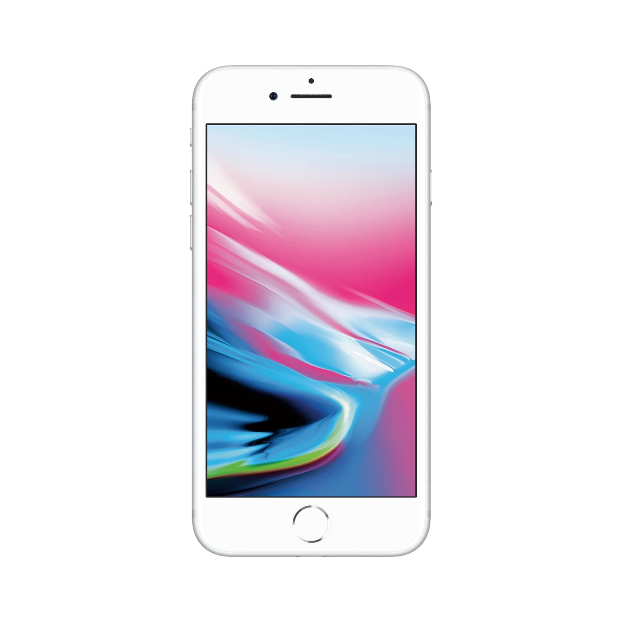 Restored Apple iPhone 8, GSM Unlocked 4G LTE- Silver, 64GB