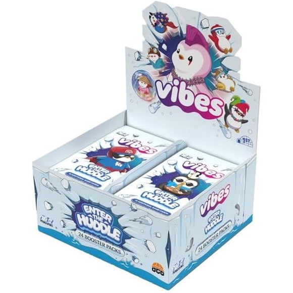 Vibes Pudgy Penguins TCG: Enter the Huddle 1st Edition Booster Box - 24 Packs