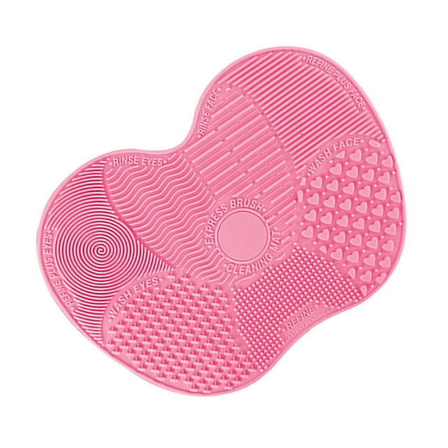 Baohd Makeup Brush Scrub Pad Foldable Cosmetic Cleaning Mat Silicone Brush Washing Pad M