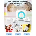 thumbnail image 4 of Yeacher C23 Label Printer with 6 Rolls, White, 7 Pieces Count, 1 Pack, 4 of 6
