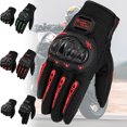 thumbnail image 1 of Motorcycle Gloves for Racing & Motocross - Touchscreen Compatible Riding Gloves with Protective Padding for Men, 1 of 6