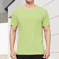 thumbnail image 2 of Dagugfen Tops for Men Summer Short Sleeve Round Neck Lightweight Casual Basic Tee Shirts Solid Color, 2 of 6