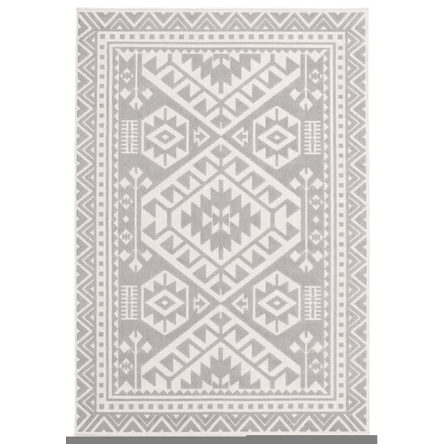 ECARPET Indoor/Outdoor for Balcony, Patio and Garden Aaya Ivory Rug