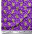 thumbnail image 1 of Soimoi Rayon Fabric Footprint,Bear & Arrow African Print Fabric by Yard 42 Inch Wide, 1 of 1