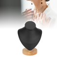 thumbnail image 1 of Necklace Holder Stand Organizer for Retail Store - Space Saving Clear Log Flannel PU Leather Necklace Display Holder Necklace Holder Necklace Holder Stand Necklace Display Holder, 1 of 8
