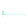 thumbnail image 4 of Adjustable Lens Angle Plastic Rectangular Reading Glasses Green +1.50, 4 of 4