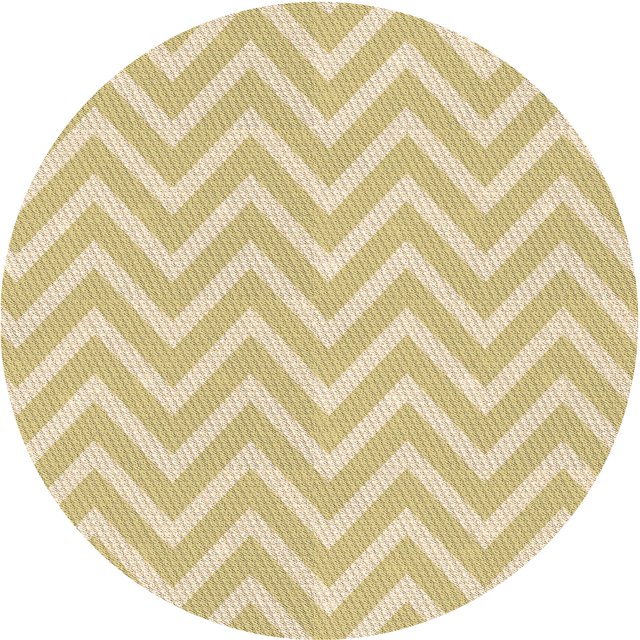 Ahgly Company Tapis Rond Lavable en Machine Intérieur Transitionnel Jaune Soleil, 5 Pieds Rond
