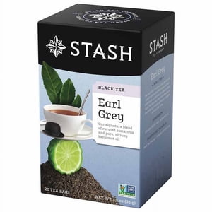 Stash Tea - noir Tea Earl Grey 20 Tea Des sacs, 38g