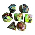 thumbnail image 1 of Ensemble de 7 Jeux Polyédriques Peints pour Adultes DND RPG, 1 of 8