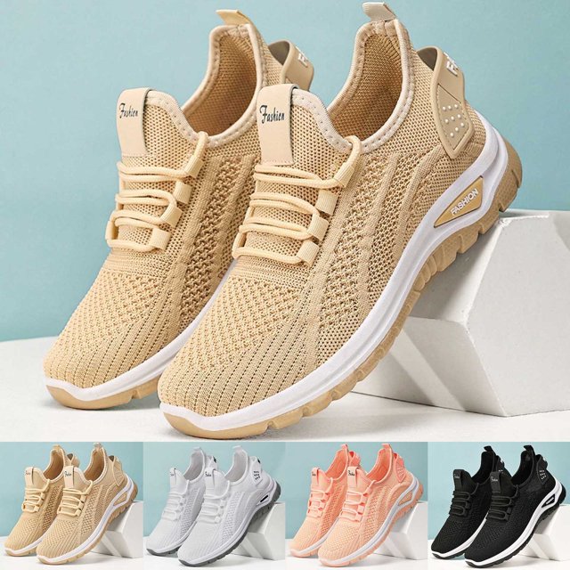 Espadrilles pour Femmes, Espadrilles Tendance, Design Décontracté à Lacets, Semelle Plate, Polyvalentes, Printemps Été, Chaussures de Course, Femmes, Blanc 38