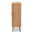 thumbnail image 3 of Bowery Hill Wood Oak Storage Cabinet Rectangular 44.29"H, 3 of 8
