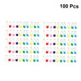 thumbnail image 4 of Minkissy 100Pcs Baby Safety Pin Assorted Color Locking Plastic Heads for Diaper Fixing and Nursing Cloth Fixing 5.4*1In, 4 of 8