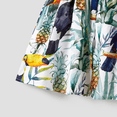 thumbnail image 3 of PatPat Family Matching Colorblock T-Shirt and Floral Button Up Strap Dress Sets, 3 of 4