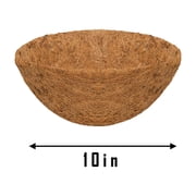 HWRETIE Coconut Fiber Hanging Basket Planter Liner Replacement Insert For Flower Pots Garden Plant Container Outdoor Home Decor