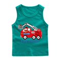 thumbnail image 1 of RXIRUCGD 2025 Vêtements d'Été pour Enfants Chemise de Base à Col Rond Sans Manches pour Garçons, 1 of 2