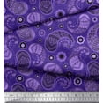 thumbnail image 2 of Soimoi Cotton Poplin Fabric Floral & Paisley Print Sewing Fabric Yard 56 Inch Wide, 2 of 5