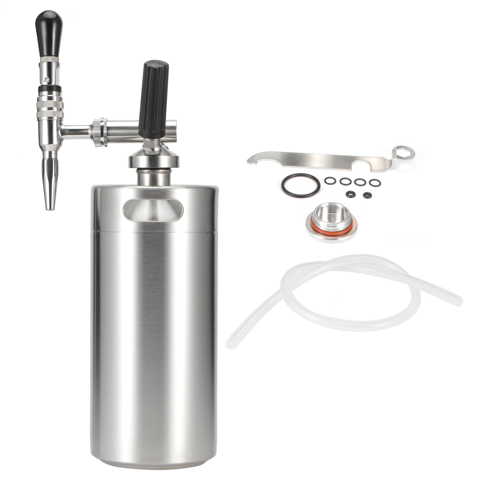 Nitro Cold Brew Coffee Maker Stainless Steel Keg Nitrogen Coffee Machine Dispenser System Kit3.6L