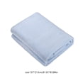 thumbnail image 3 of Blue Electric Heated Blanket, Double Control Warming Mattress Pad With Zoning Temperature, Auto Shutoff And Polyester Material For Bed, Sofa, Winter Use 61.81X83.86X9.84In 4.92Lb, 3 of 8