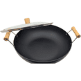 thumbnail image 2 of Verka Hard Anodized Iron Wok, Karahi (Karahi), 36 cm, With Lid, 2 of 6