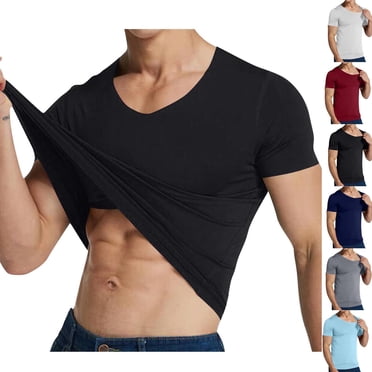 Fengqque Crew Neck Tees Premium Men's T-Shirts - Soft and Fit Mens T-Shirt - Casual Stylish Tee for Men White XL(XL)
