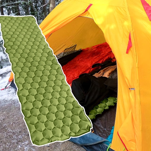 PRETXORVE Sleeping Pad for Camping - Ultralight Sleeping for Camping, Backpacking, Hiking -, Inflatable & Compact Camping Mattress