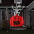thumbnail image 3 of Lightshow Projection Plus Rising+Static Nightmare Before Christmas HALL Disney (Orange/White), 3 of 6