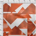 thumbnail image 3 of oneOone Cotton Flex Orange Fabric Geometrical Sewing Material Print Fabric By The Yard 40 Inch Wide, 3 of 4