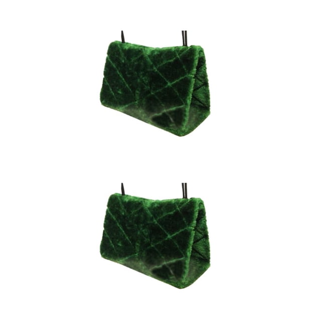relayinert Soft And Safe Beautiful Bird Cage For Parrot And Canaries Fabric Is Soft green S (17x16x12cm) 2Set