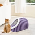 thumbnail image 4 of Jpxdew Grand Lit pour Animaux, Conception Semi-Fermée, Lavable, pour Chats, Chiens, Portable, 18x12x10 Pouces, 4 of 6