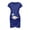Blue, variant on Sleeveless Maternity Dress Women Sleeveless Pregnancy Dress Letter Print Dress Nusring