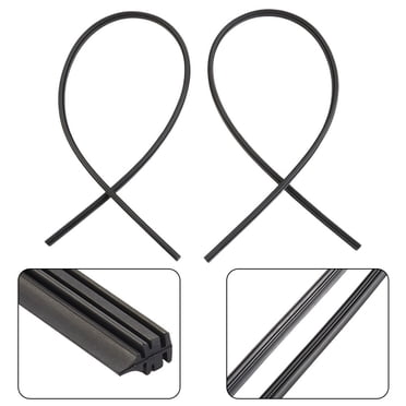 Bgsha 2X Auto Accessories 26\\\" 6mm Car Silicone Windshield Frameless Wiper Blade Refill